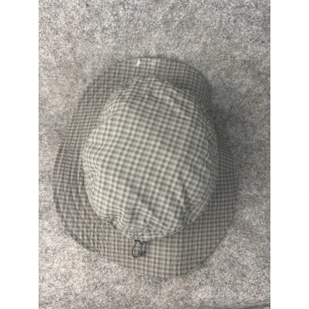 Outdoor Research Bucket Hat Mens XL Grey Plaid Sun Hat Adjustable Cinch 80615